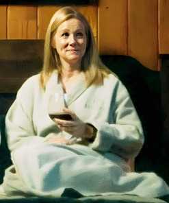 Laura Linney Screen Worn Bathrobe