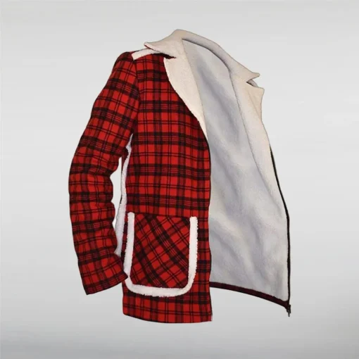 Wade Wilson Deadpool Vanessa Shearling Jacket - Image 2