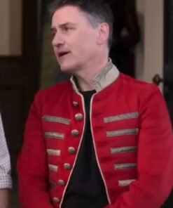 A Castle For Christmas Thomas Red Leather Jacket