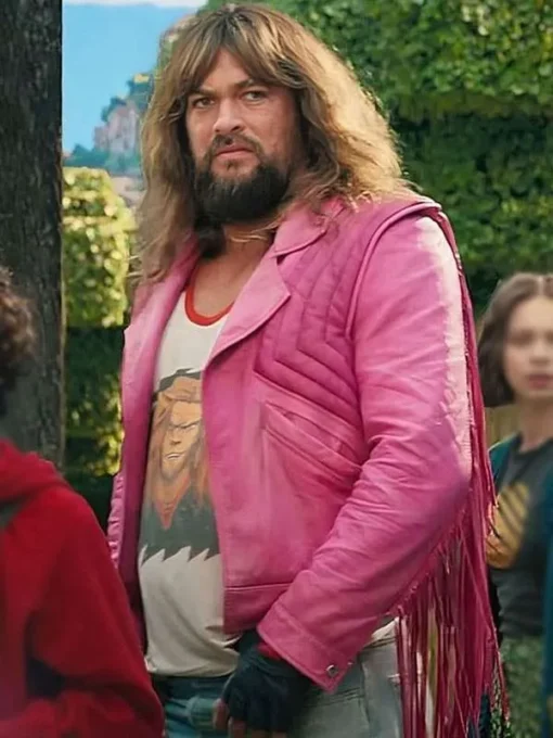 Jason Momoa A Minecraft 2025 Leather Jacket