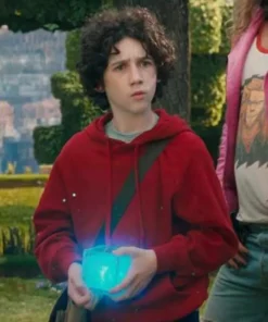 Sebastian Eugene Hansen A Minecraft Movie Red Hoodie