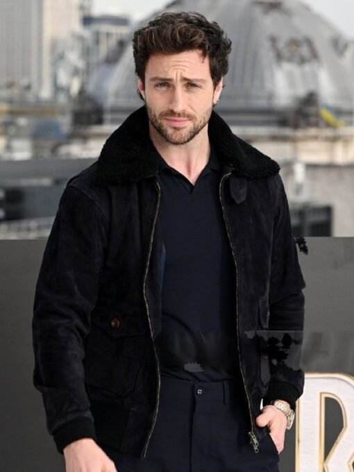 Aaron Taylor Johnson Kraven The Hunter Photocall Jacket - Image 2