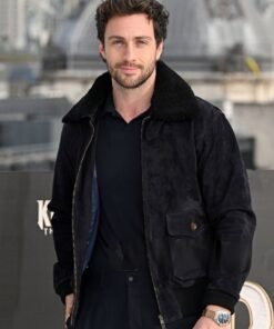 Aaron Taylor Johnson Kraven The Hunter Photocall Jacket
