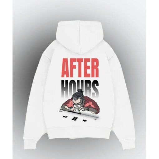 After Hours White Hoodie - Image 2