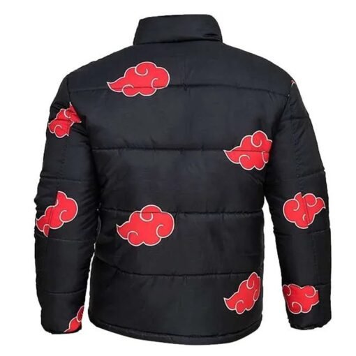 Akatsuki Naruto Puffer Jacket - Image 2