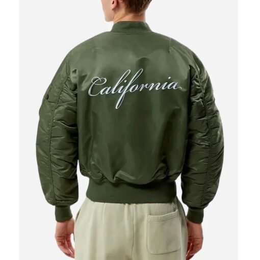 Alpha Industries CA MA-1 Bomber Green Jacket - Image 3