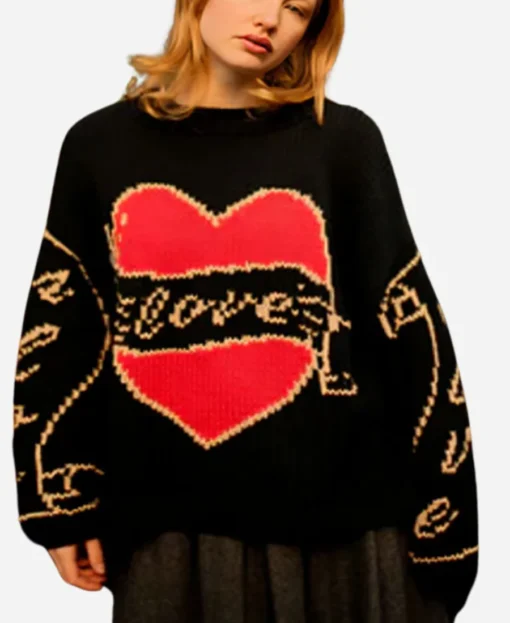Bad Sisters Love Heart Sweater - Image 2