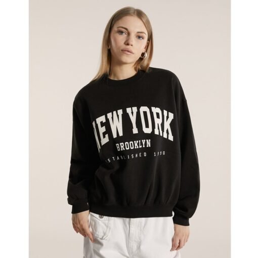 Black Oversized Sweatshirt - Image 2