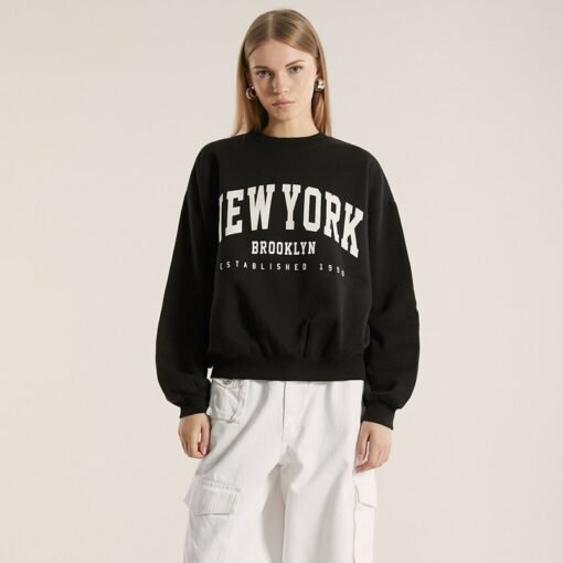 Black Oversized Sweatshirt - Image 4