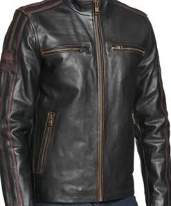 Black Rivet Leather Jacket