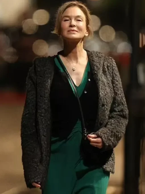 Bridget Jones: Mad About The Boy Renée Zellweger Grey Coat