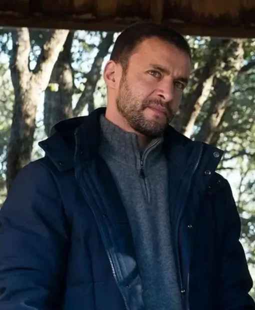 Candice Renoir Antoine Dumas Blue Jacket - Image 2