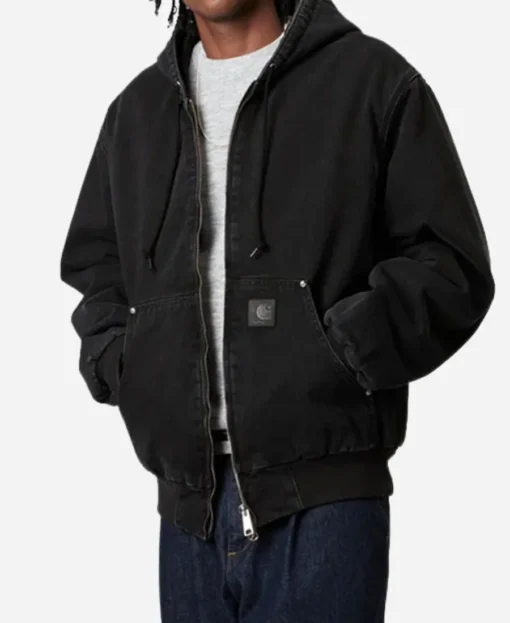Carhartt WIP OG Active Rivet Black Jacket - Image 3