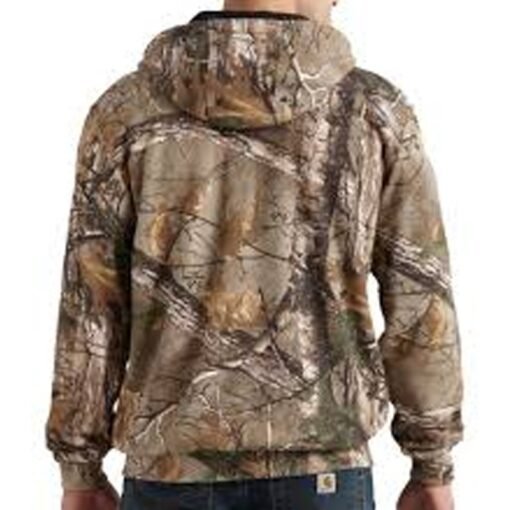 Carhartt Camo Full-Zip Sweatshirt - Image 2