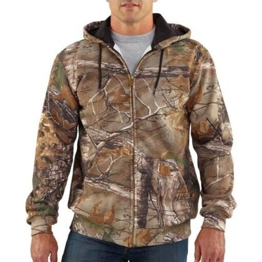 Carhartt Camo Full-Zip Sweatshirt