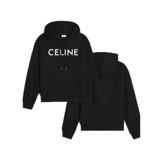 Celine Black Hoodie - Image 3