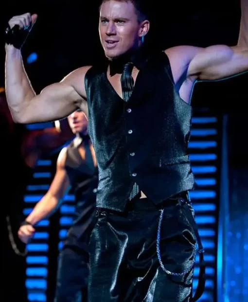 Channing Tatum Magic Mike’s Last Dance Black Vest - Image 2