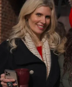 Christmas Couples Retreat Karina Black Trench Coat