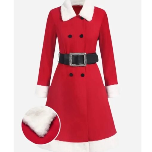 Christmas Double Breasted Coat - Image 3