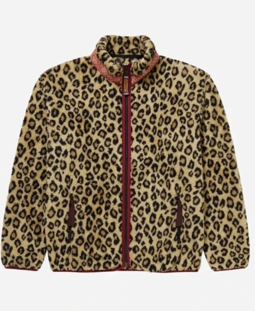 Travis Scott Cleveland Celtics Game Leopard Jacket - Image 2
