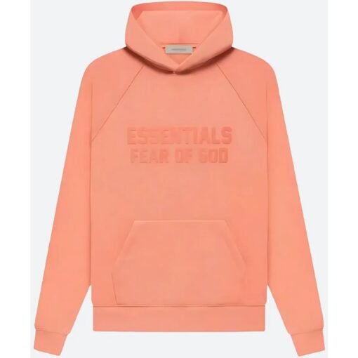Coral Essentials Fear Of God Hoodie