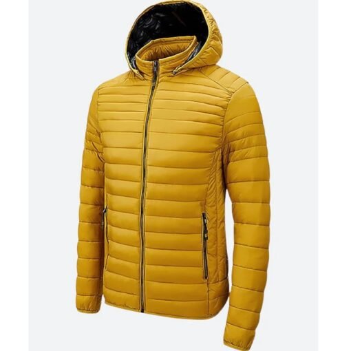 Craig T. Nelson Green and Gold Puffer Jacket - Image 2