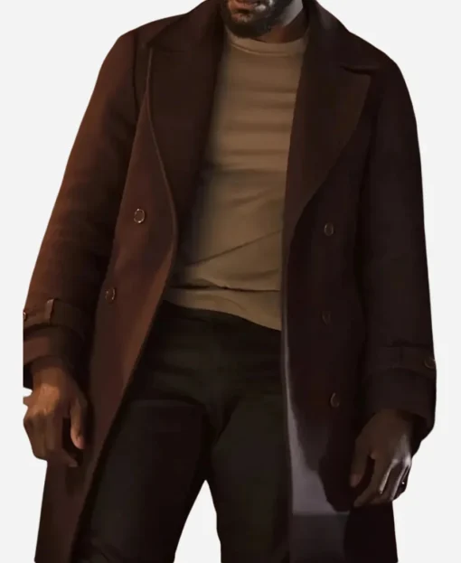 Aldis Hodge Cross 2024 Coat - Image 3