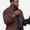 Lift Kevin Hart Brown Suede Leather Jacket