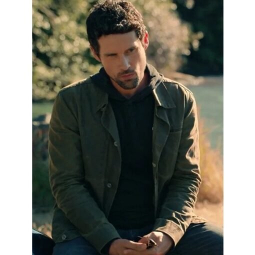 Dan Brady Virgin River Green Cotton Jacket - Image 2