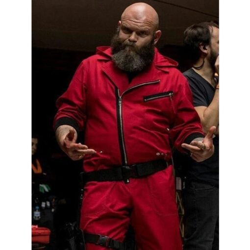 Darko Peric Money Heist Helsinki Red Jacket