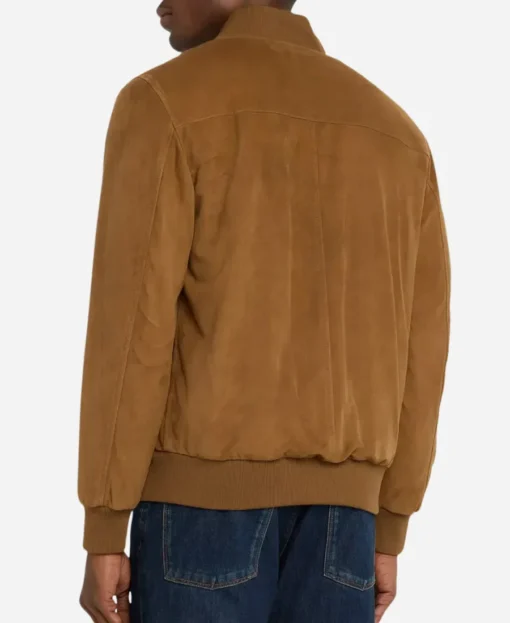 Haunted Wedding 2024 Dominic Sherwood Leather Jacket - Image 3