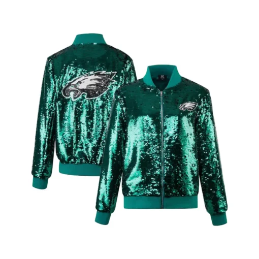 Philadelphia Eagles Sequin Jacket - Image 3