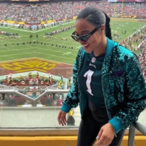Philadelphia Eagles Sequin Jacket - Image 2