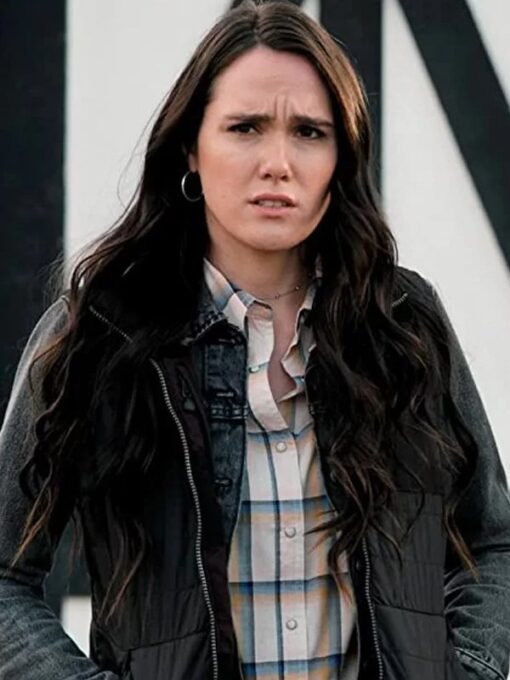 Eden Brolin Yellowstone Black Vest - Image 2