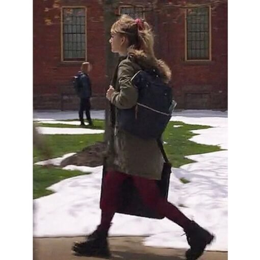 Emilia Jones Locke And Key Hooded Coat - Image 2