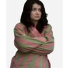 Eve Hewson Bad Sisters Striped Robe