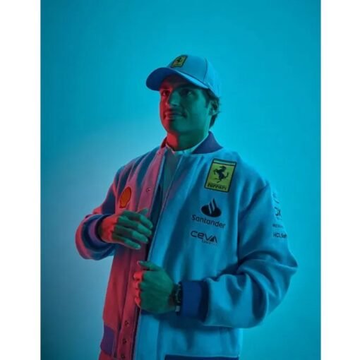Ferrari Blue Miami Grand Prix Jacket - Image 2