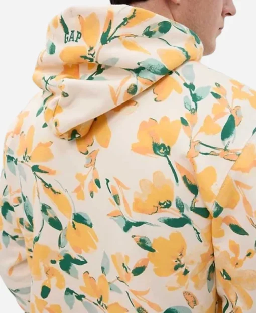 Gap × Love Shack Fancy Floral Cropped Hoodie - Image 4