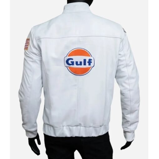 Grand Prix Steve McQueen Leather Jacket - Image 2