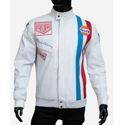Grand Prix Steve McQueen Leather Jacket