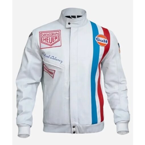 Grand Prix Steve McQueen Leather Jacket - Image 4