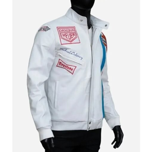 Grand Prix Steve McQueen Leather Jacket - Image 3