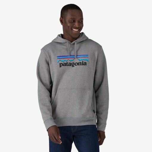 Grey Patagonia Hoodie - Image 2