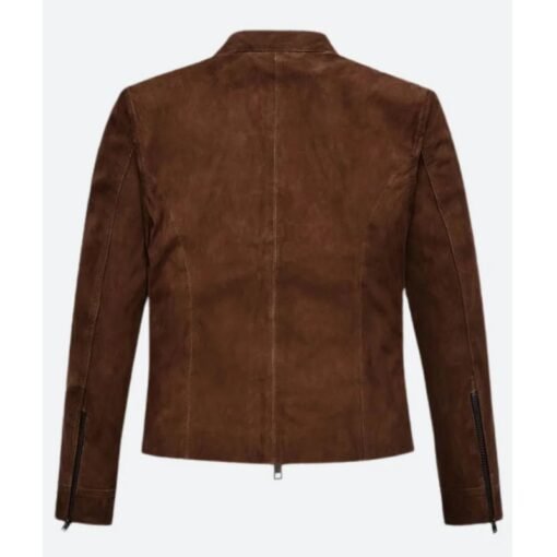 Hayley Atwell Mission Impossible Suede Leather Jacket - Image 2
