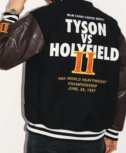 Headgear Tyson Vs Holyfield Varsity Jacket - Image 2