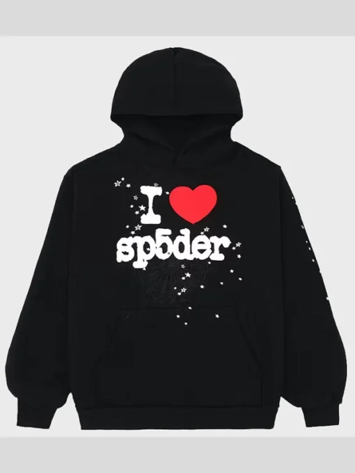 I Love Mariah Sp5der Black Hoodie - Image 3