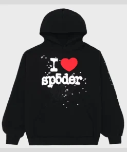 I Love Mariah Sp5der Black Hoodie