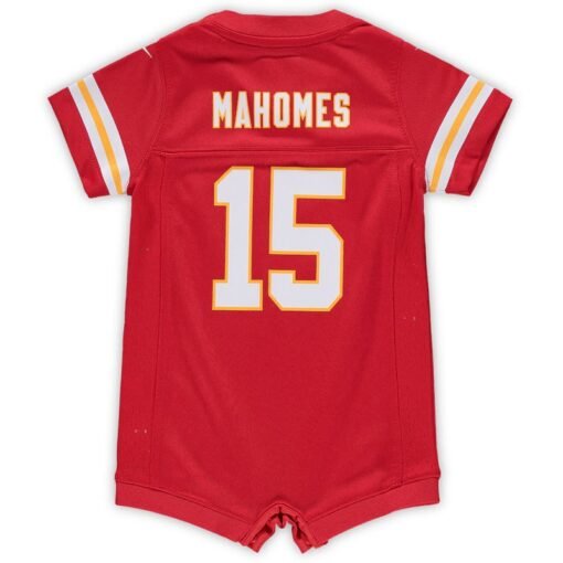 Infant Nike Red Kansas City Chiefs Romper Jersey - Image 3