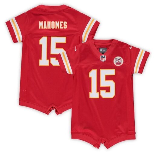 Infant Nike Red Kansas City Chiefs Romper Jersey