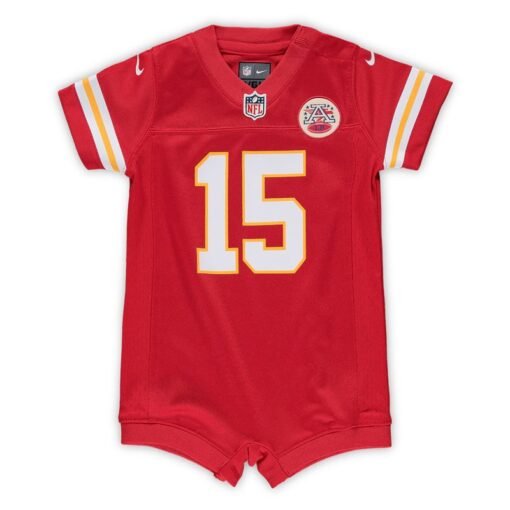 Infant Nike Red Kansas City Chiefs Romper Jersey - Image 2